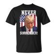 Never Surrender Trump Usa Flag 2024 T-Shirt
