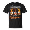 Thanksgiving With My Gnomies Autumn Gnomes Lover T-Shirt