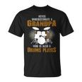 Never Underestimate Grandpa Who Is Also A Drums Player T-Shirt