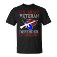 Veteran Vets Us Army Veteran Defender Of Freedom Fathers Veterans Day 5 Veterans Unisex T-Shirt