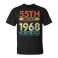 Vintage 1968 55 Year Old Gifts Limited Edition 55Th Birthday Unisex T-Shirt