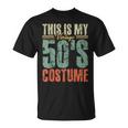Vintage 50S Costume 50S Outfit 1950S Fashion 50 Theme Party Unisex T-Shirt