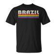 Vintage 80S Style Brazil Gay Pride Month Unisex T-Shirt