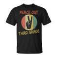 Vintage Graduate Third Grade 2022 Peace Out 3Rd Grade Unisex T-Shirt