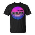 Vintage Orange Cove Vaporwave California T-Shirt