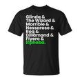 Wicked Characters Musical Theatre Musicals T-Shirt
