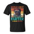 Worlds Best Farter I Mean Father Best Dad Ever Cat & Dog Funny Gifts For Dad Unisex T-Shirt
