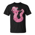 Youre Worm With A Mustache Funny Meme For Men Women Unisex T-Shirt