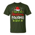 This Is My Christmas Pajama Xmas Lights Holiday Family T-Shirt