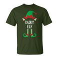 Daddy Elf Matching Family Group Christmas Pajama Party T-Shirt