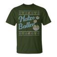 Fun Hanukkah Matzo Baller Matzah Ball Merry Christmas T-Shirt