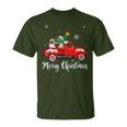 Mastiff Ride Red Truck Christmas Pajama T-Shirt