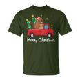 Groundhog Christmas Ornament Truck Tree Xmas T-Shirt