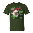 Ho Ho No Bad Cat Christmas T-Shirt