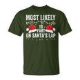 Most Likely To Fart On Santa's Lap Family Matching Christmas T-Shirt