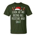 Look At Me Being All Festive And Shit Christmas Tree T-Shirt