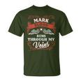 Mark Blood Runs Through My Veins Family Christmas T-Shirt