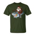 Santa Big Shark Ugly Christmas Pajama Cute T-Shirt