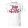 4Th Of July 2023 Patriotic Made-In-America Est 1776 Gifts Unisex T-Shirt