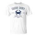 Calvert County Maryland Usa Crab T-Shirt