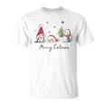 Cats With Santa Hat Merry Catmas Cat Lover Christmas T-Shirt