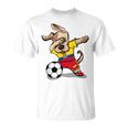 Dabbing Dog Ecuador Soccer Fans Jersey Ecuadorian Football T-Shirt