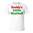 Daddy Little Meatball Italian Dad T-Shirt