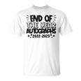 End Of The Year Autographs 2022-2023 Last Day Of School Unisex T-Shirt