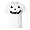Giant Jack O' Lantern Face Halloween Pumpkin Face T-Shirt
