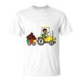 Kids Junenth 1865 Boy In Tractor Funny Toddler Boys Fist Unisex T-Shirt