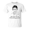 Lie Is Made To The World Order Kafka Quote Fake News T-Shirt