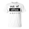 Out Of Office Work From Home Vacation Holiday T-Shirt