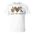 Peace Love Beach Summer Vacation Beach Lovers Vacation Funny Gifts Unisex T-Shirt
