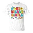 Peace Out Single Digits Im 10 Year Old 10Th Birthday Girl Unisex T-Shirt