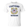 Proud Us Coast Guard Veteran Military Pride Veteran Funny Gifts Unisex T-Shirt