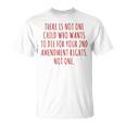 There Is Not One Child Who Wants To Die For Your 2Nd Vintage Unisex T-Shirt