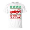 Tow Truck Driver Christmas -Oh What Fun It Is To Tow T-Shirt