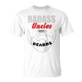 Uncles Gifts Uncle Beards Men Bearded Unisex T-Shirt