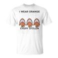 I Wear Orange For Children Orange Day Indigenous Children T-Shirt