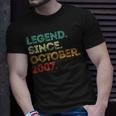 16 Years Old Legend Since October 2007 16Th Birthday T-Shirt Gifts for Him