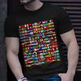 195 Flags Of All Countries In The World International Event T-Shirt Gifts for Him