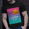 1984 Birthday Legend I Vhs Glitch Vaporwave 80S Retro T-Shirt Gifts for Him