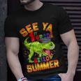 1St Grade Last Day Of School See Ya Hello Summer Dinosaur Unisex T-Shirt Gifts for Him