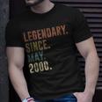 21St 2000 Birthday Gift Vintage Legendary Since May 2000 Unisex T-Shirt Gifts for Him