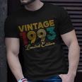 30 Years Old Vintage 1993 Limited Edition 30Th Birthday Unisex T-Shirt Gifts for Him