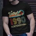 33 Years Old Vintage 1990 Limited Edition 33Rd Birthday Unisex T-Shirt Gifts for Him