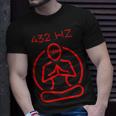 432 Hz Root Chakra Muladhara Red Unisex T-Shirt Gifts for Him