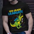 4Th Grade Graduate Dinosaur Trex Fourth Grade Graduation Unisex T-Shirt Gifts for Him