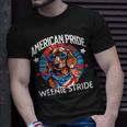 4Th Of July Funny Dachsund Weiner Dog Weenie Usa America Unisex T-Shirt Gifts for Him