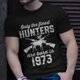 50 Year Old Deer Hunter Hunting 1973 50Th Birthday T-Shirt Gifts for Him